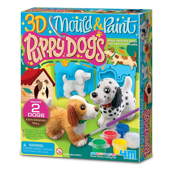 4M - Mould & Paint 3D Puppy Dogs