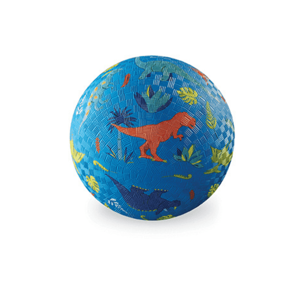 Crocodile Creek - Dinosaur Land Ball 5 inch Blue