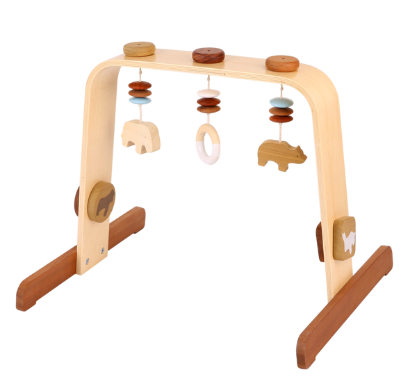 Discoveroo -Baby Play Gym, Natural Wood