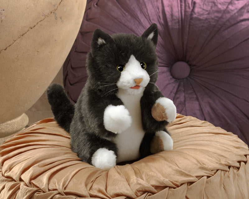 Folkmanis - Tuxedo Kitten Hand Puppet