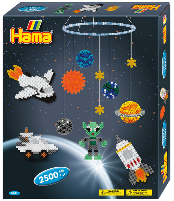 Hama Beads - Gift Box, Space Mobile