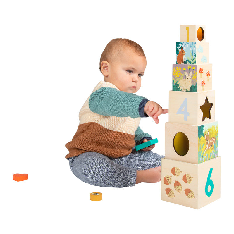 Manhattan Toy - Enchanted Forest Stacking Blocks