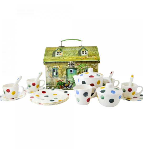 Emma Bridgewater Melamine House Box Tea Set Polka Dot Design