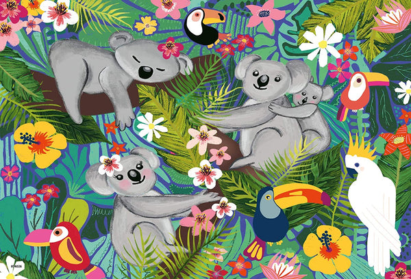 Ravensburger - Koalas and Sloths, 2 x 24 Piece Jigsaw Puzzles