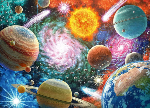 Ravensburger -  Jigsaw Puzzle, 100 Pieces, Spectacular Space