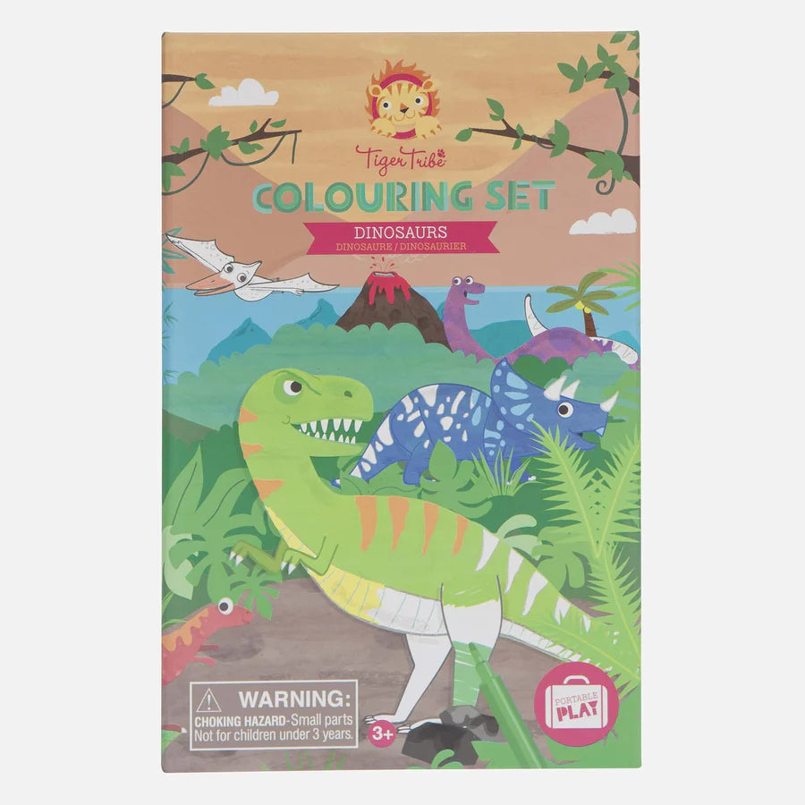 Tiger Tribe- Colouring Set Dinosaurs – Childplay Melbourne