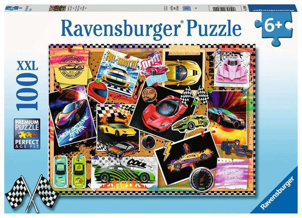 Ravensburger Puzzles, 100 Pieces, Dream Cars!
