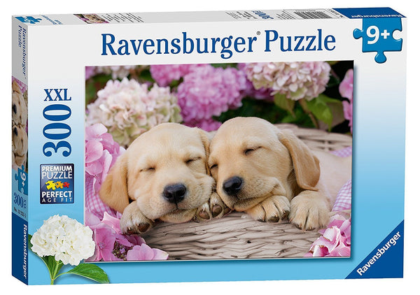 Ravensburger Puzzles, 300 Pieces, Sweet Dogs in a Basket