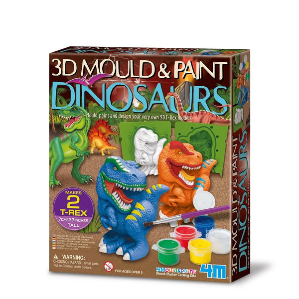 4M - 3D Mould & Paint 3D Dinosaurs