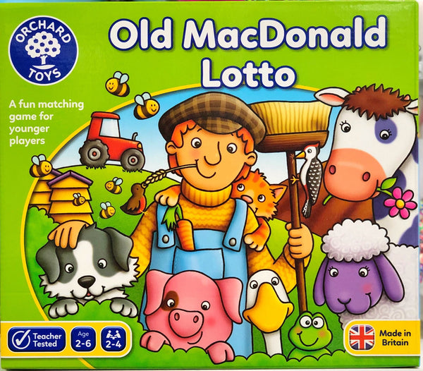 Orchard toys, Farmyard lotto fro younger learners. A fun macthing game with farm noises fro ages 2-6 years
