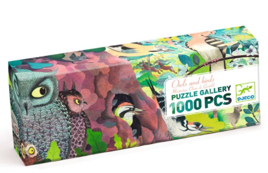 Djeco - 1000 Piece Puzzle Owls and Birds