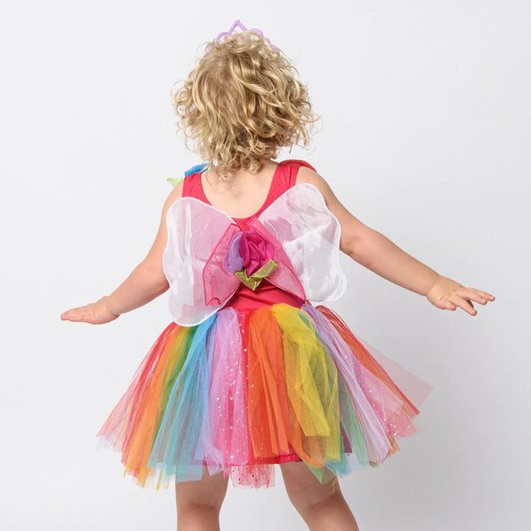 Fairy Girls Enchanting Fairy Dress - Rainbow