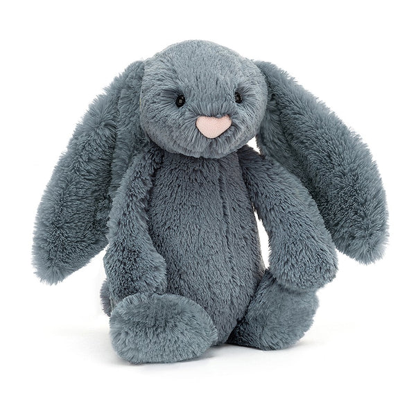 Jellycat bunny soft toy in blue