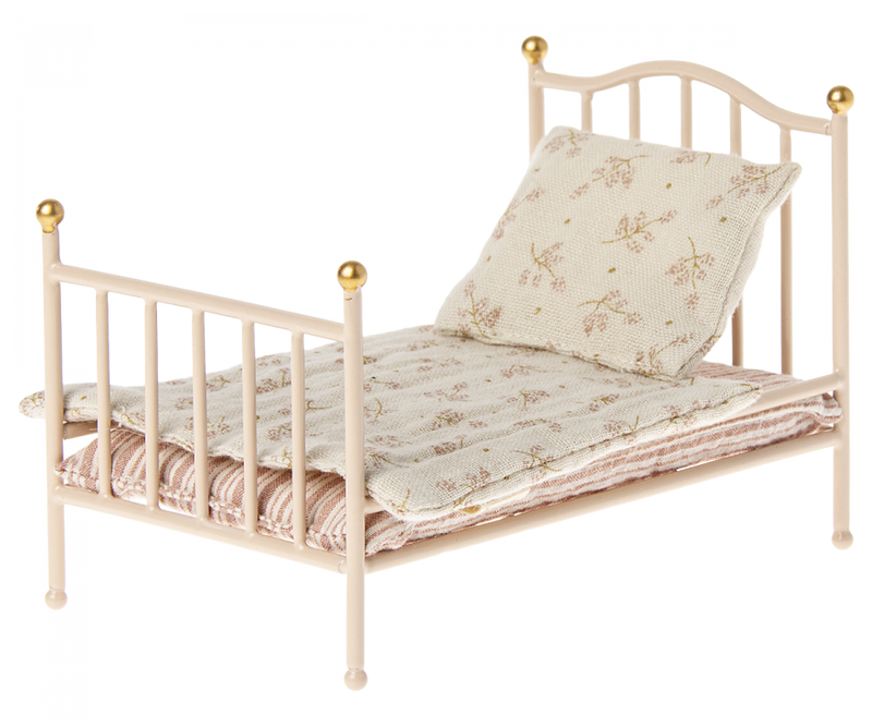 Maileg- Vintage Bed for Mouse - Rose