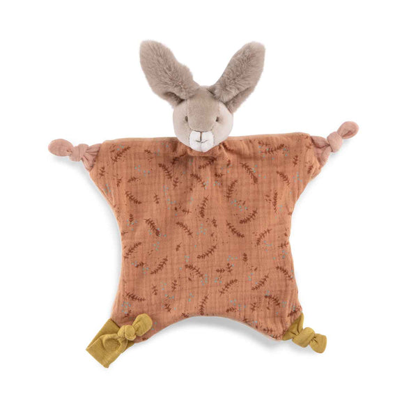 Moulin Roty - Rabbit Comforter clay