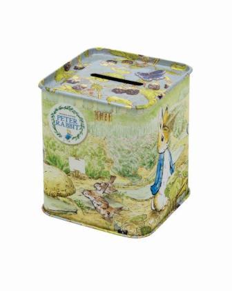 Peter Rabbit Tin Money Box