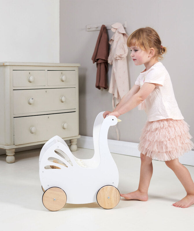 Tender Leaf Toys - Pram Sweet Swan Design