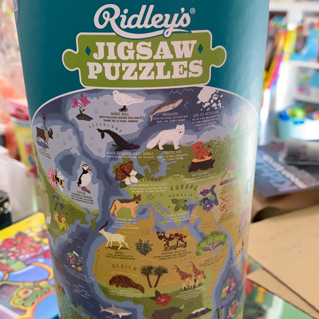Ridley’s jigsaw puzzle endangered world Childplay Melbourne