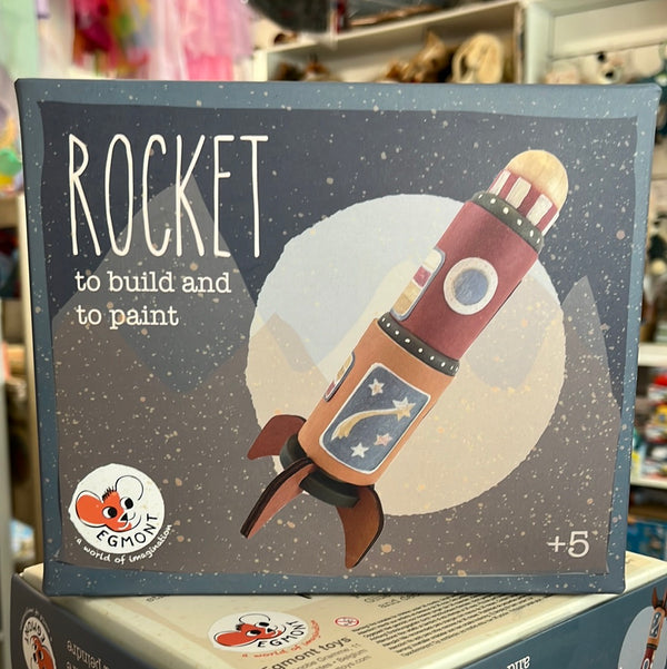 Egmont Wooden Rocket to build & paint