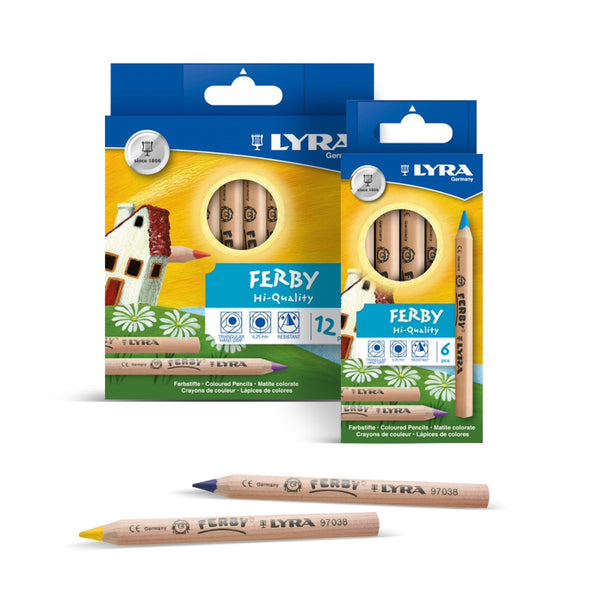 Lyra - Ferby Coloured Pencils 12 pack, short