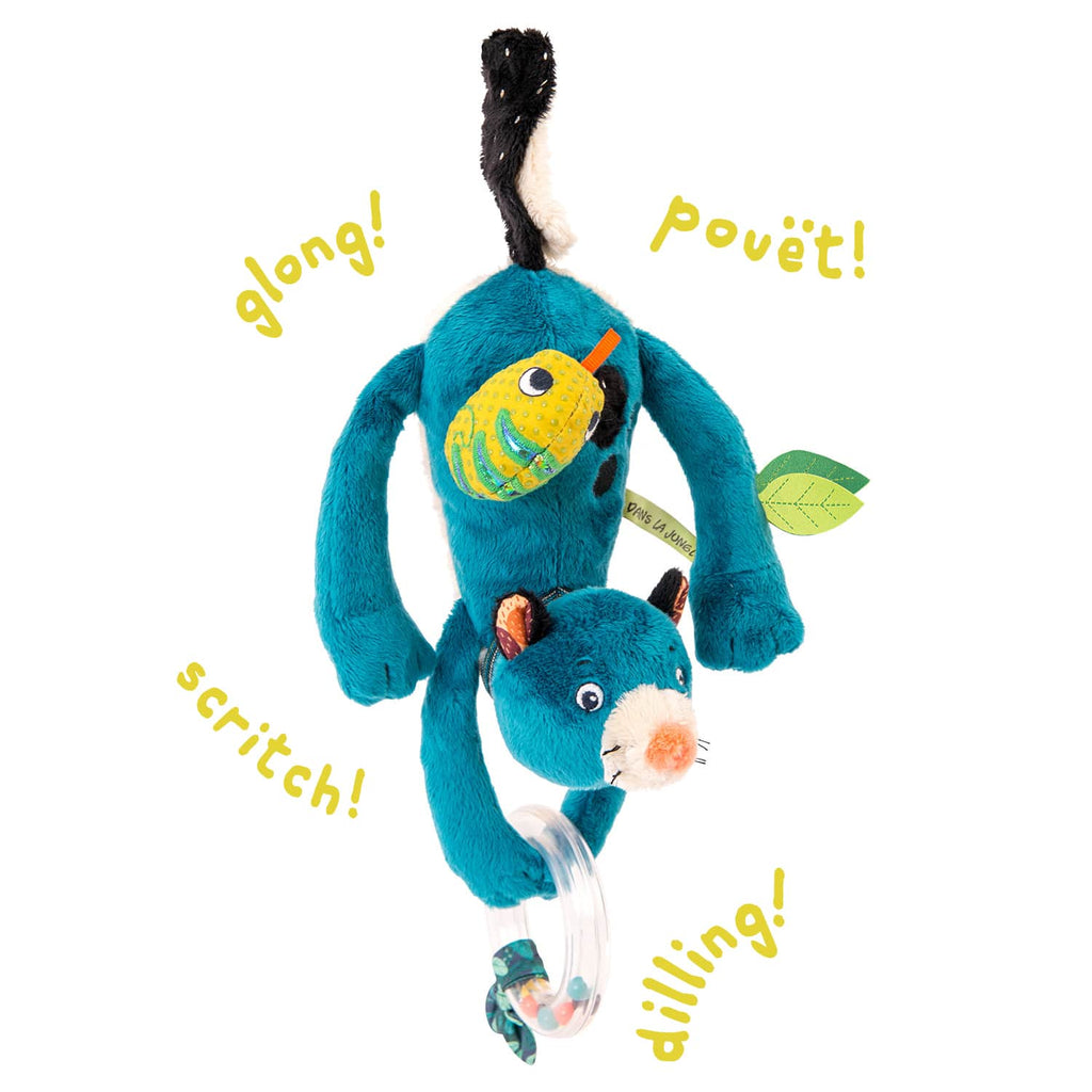 Moulin Roty Moulin Roty Activity Panther Plush Toy Childplay Toys