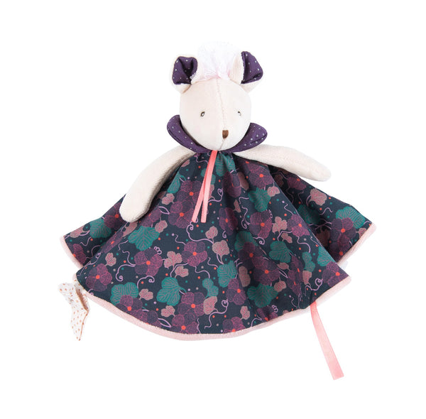 Moulin Roty - Mouse Comforter, purple print