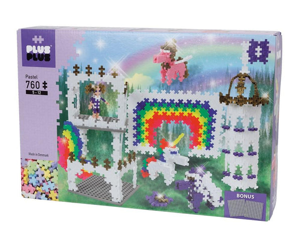 Plus Plus - Mini Pastel - Rainbow Castle 760 pieces