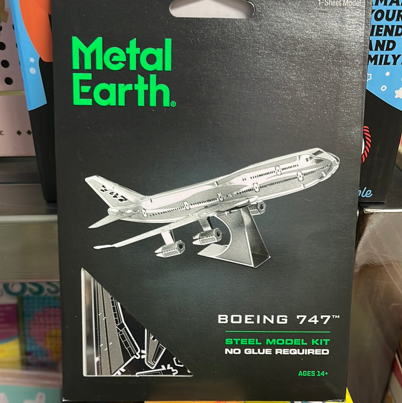 Metal Earth - 3D Metal Model Kit , Boeing  747