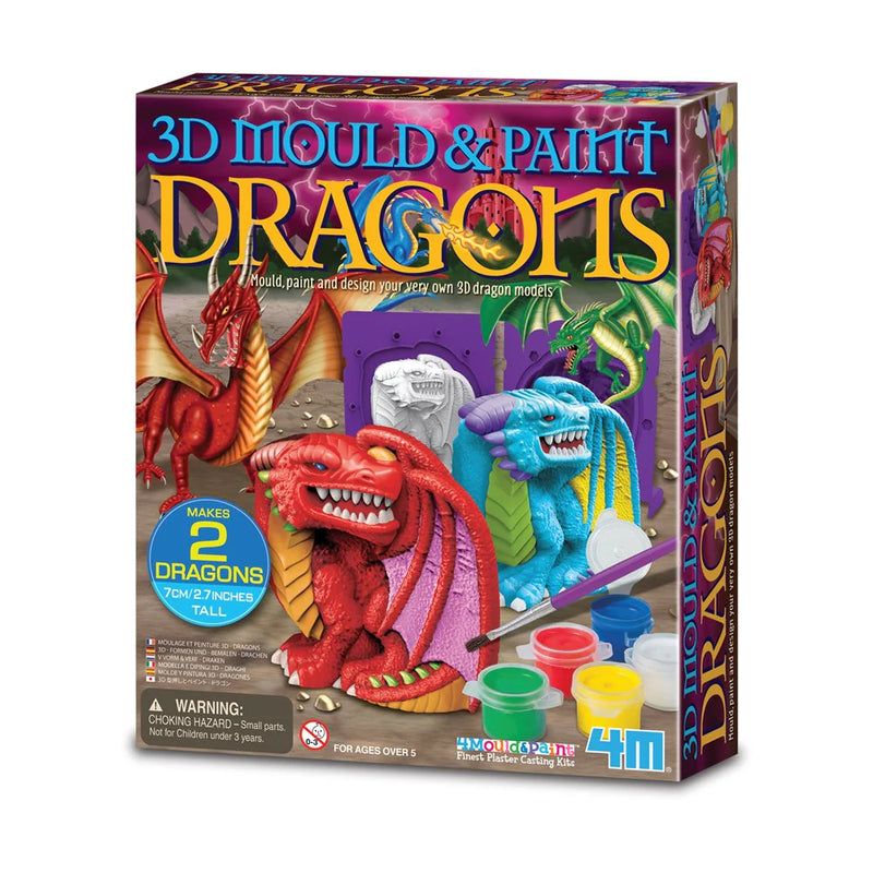 4M - 3D Mould & Paint Dragons