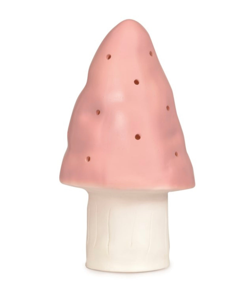 Heico Small Mushroom Night Light - Vintage Pink