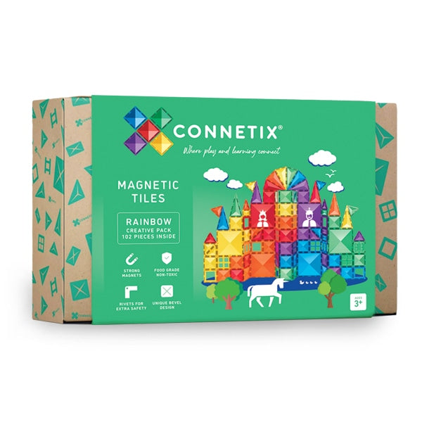 Connetix - 102 Piece Rainbow Creative Pack