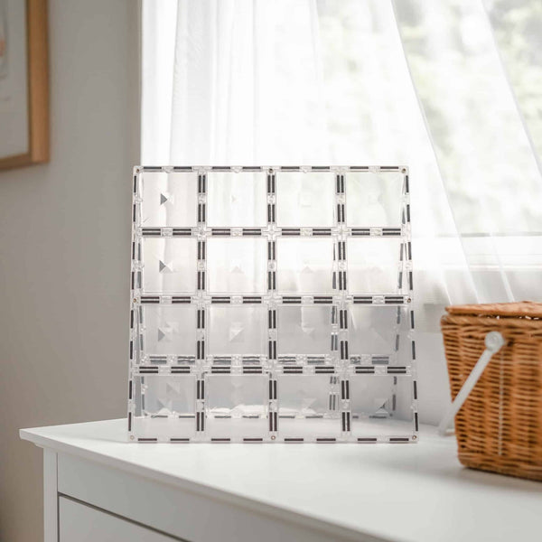 Connetix Tiles - Clear Base Plate 2 Pack