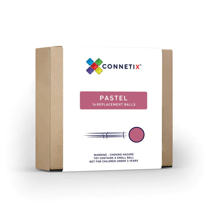 Connetix Tiles - 16 Replacement Balls, Pastel