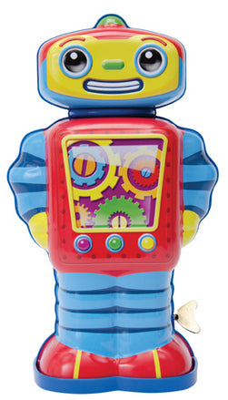 Tin Toy Wind-Up Robot Cosmo