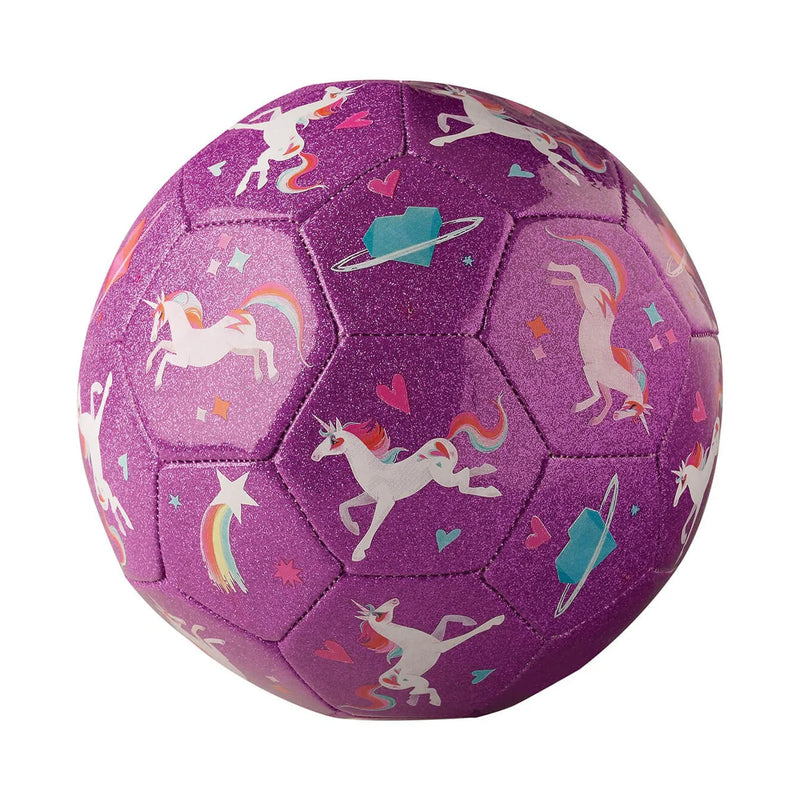 Crocodile Creek - Glitter Soccer Ball, Unicorn Galaxy