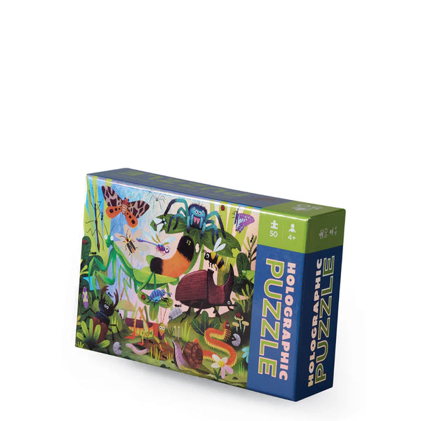 Crocodile Creek - Holographic Puzzle, Backyard Bugs