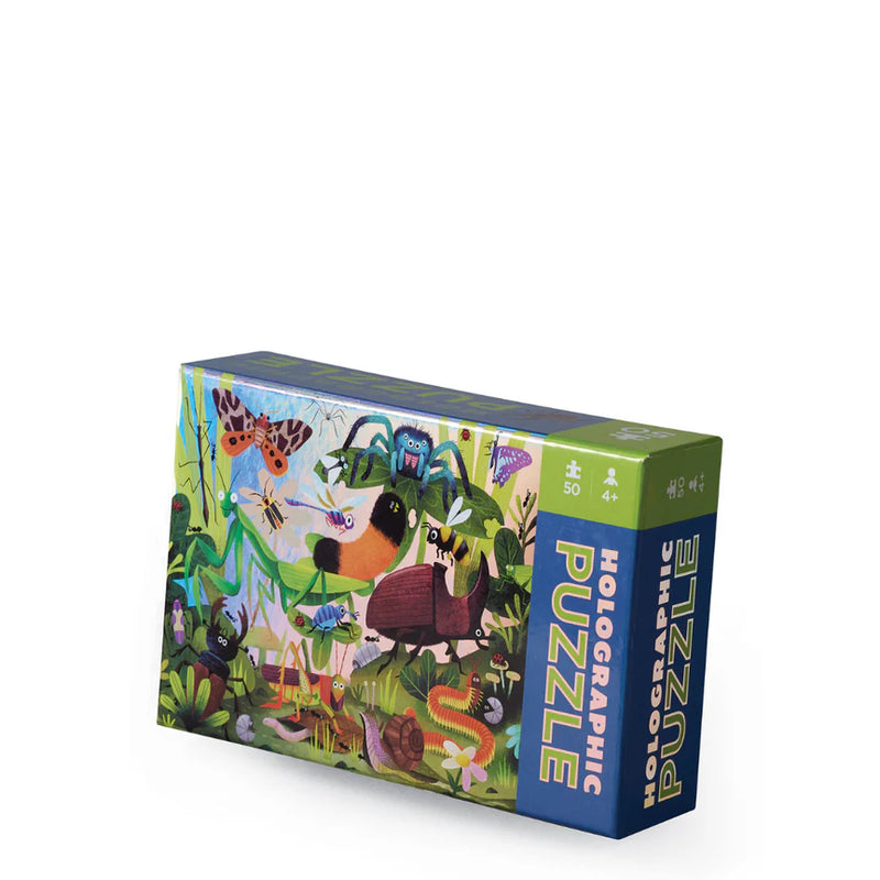 Crocodile Creek - Holographic Puzzle, Backyard Bugs