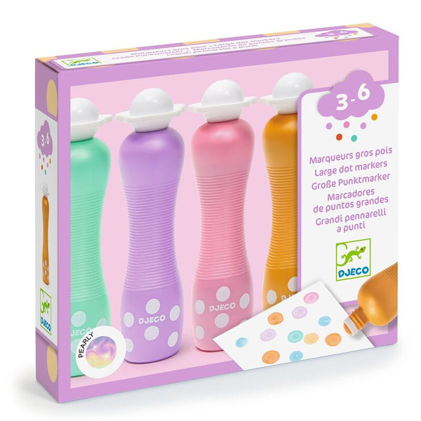 Djeco - Pearly-Effect Foam Markers