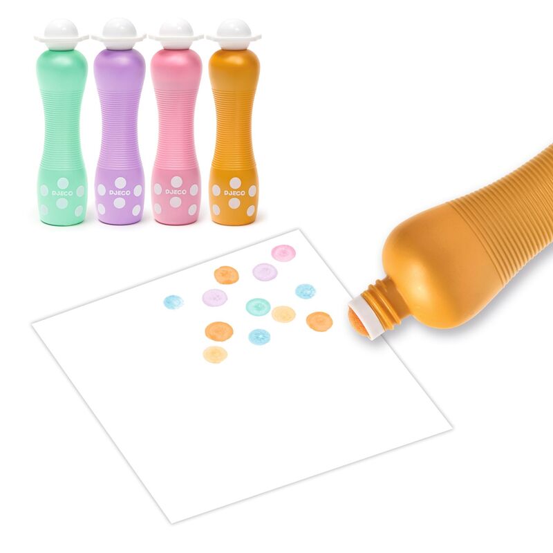 Djeco - Pearly-Effect Foam Markers