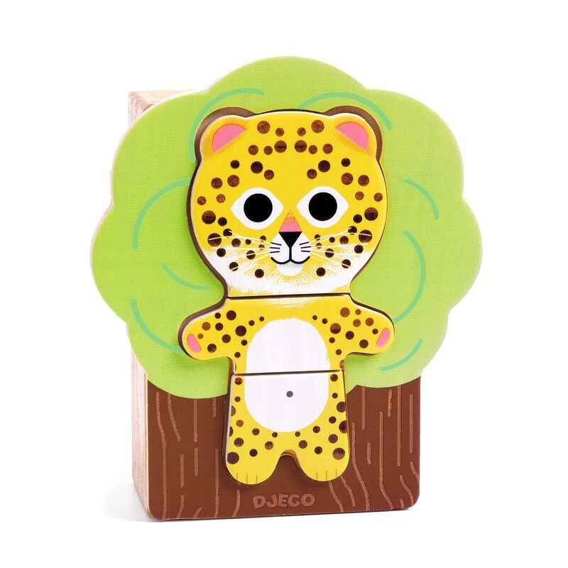 Djeco - Arbramix Wooden Puzzle Set