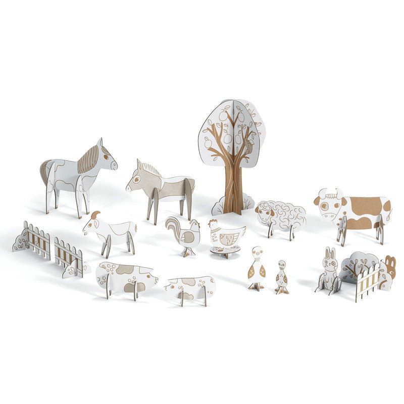 Djeco - Colour Assemble Play, Farm