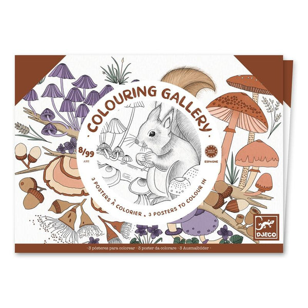 Djeco - Colouring Gallery, Naturalist