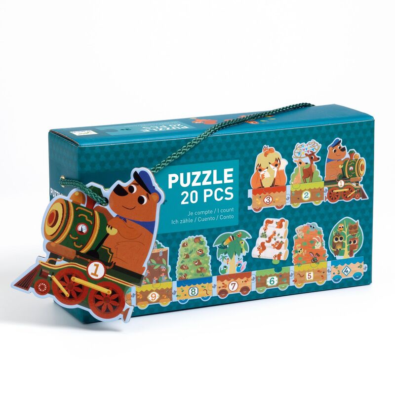 Djeco - I Count, 20 Piece Puzzle