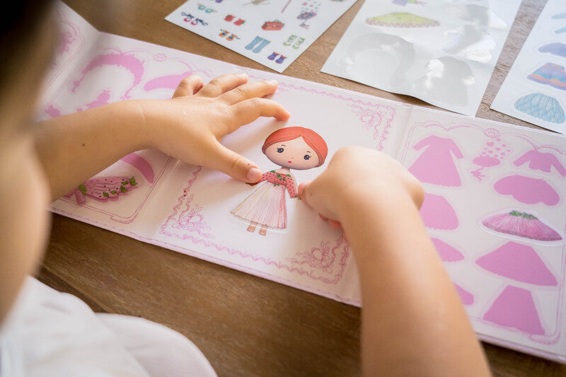 Djeco - Miss Lilyruby Removable Sticker Set