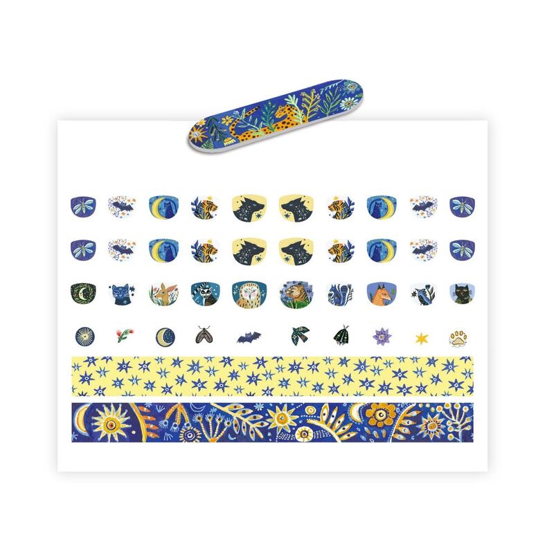 Djeco - Moonlight Glow in the Dark Nail Stickers