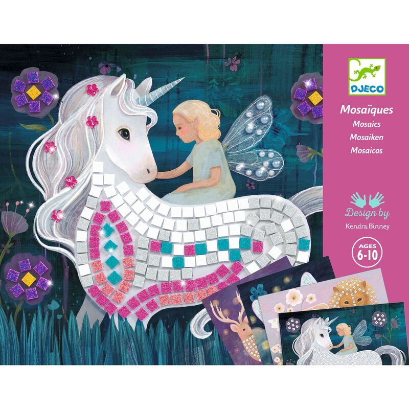 Djeco - Mosaic Kit, The Enchanted World