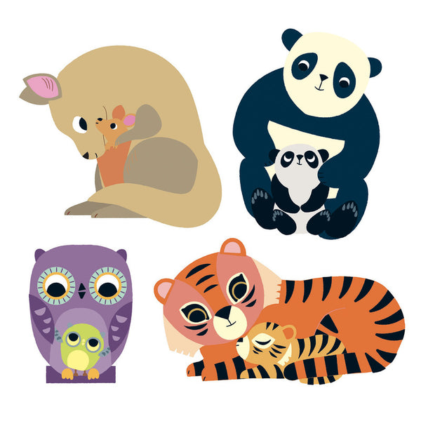 Djeco - Mums & Babies Sticker Set