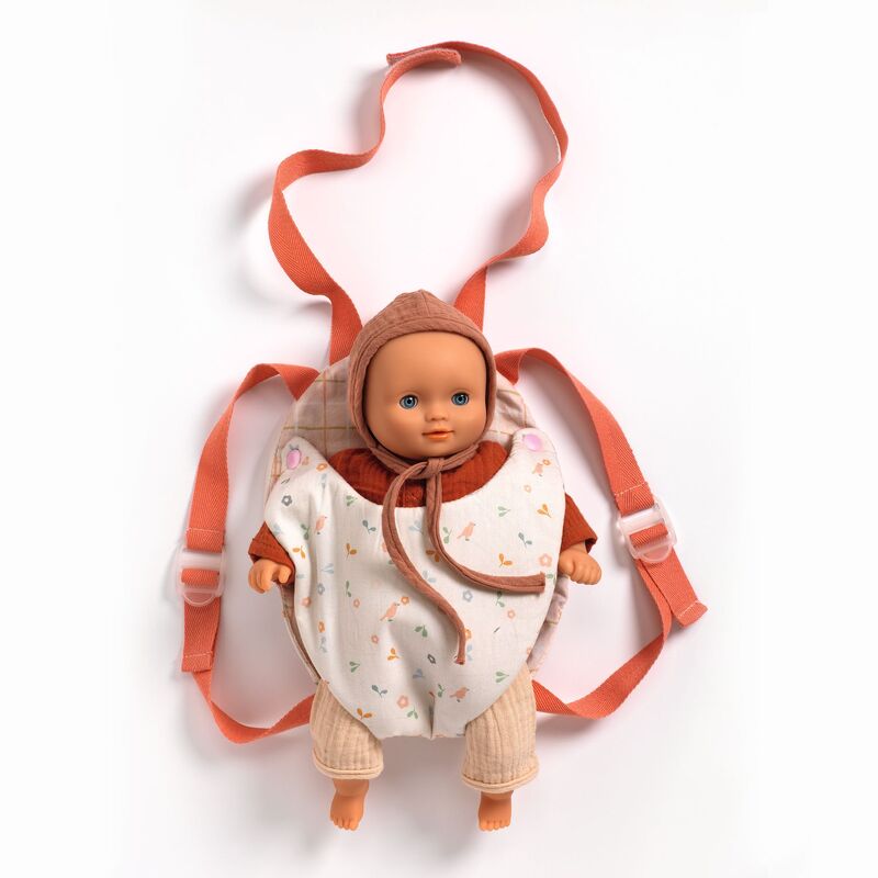 Djeco - Pomea Lavender Doll Carrier