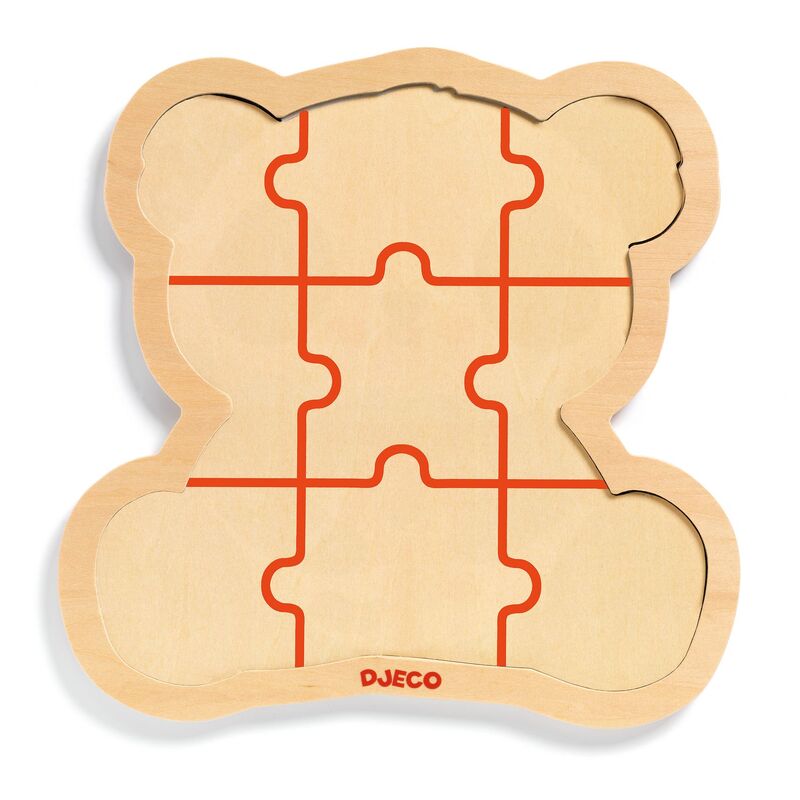 Djeco - Puzzlo Panda Wooden Puzzle