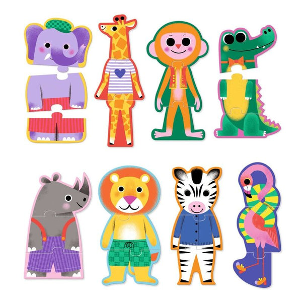 Djeco - Savana Trio 24pc Puzzle